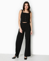 Black Tuxedo with Waistcoat Effect