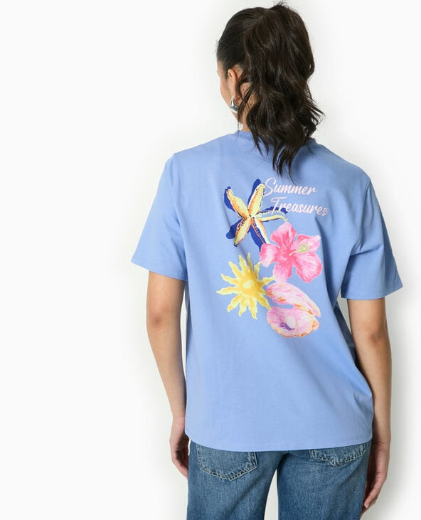 Oversized T-Shirt with Front and Back Print